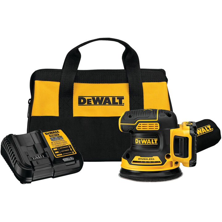 DEWALT 20V MAX XR 5 in Cordless Random Orbital Sander Kit (2.0Ah Battery)