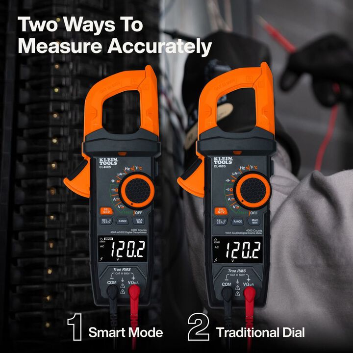 Klein Tools 400A AC/DC Auto Ranging Smart Digital Clamp Meter, large image number 3
