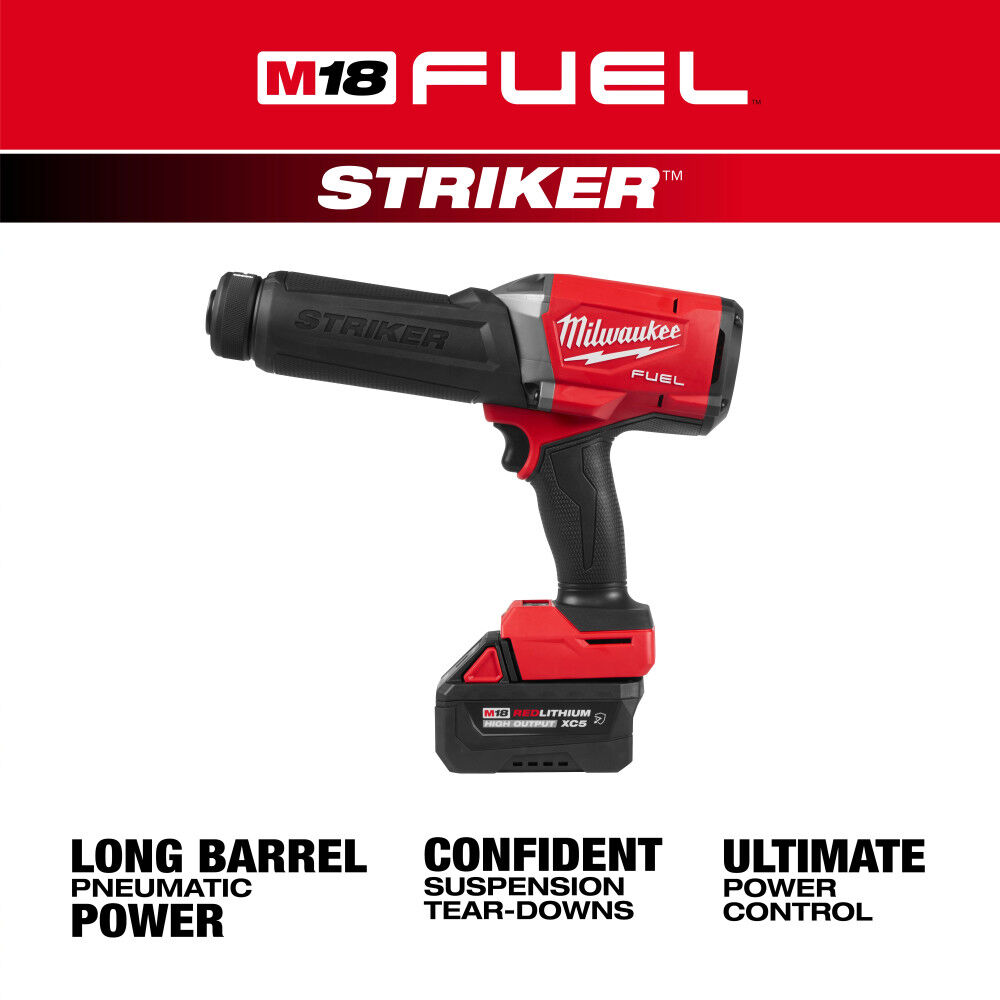 Milwaukee M18 FUEL STRIKER Hammer Chisel Kit, large image number 2