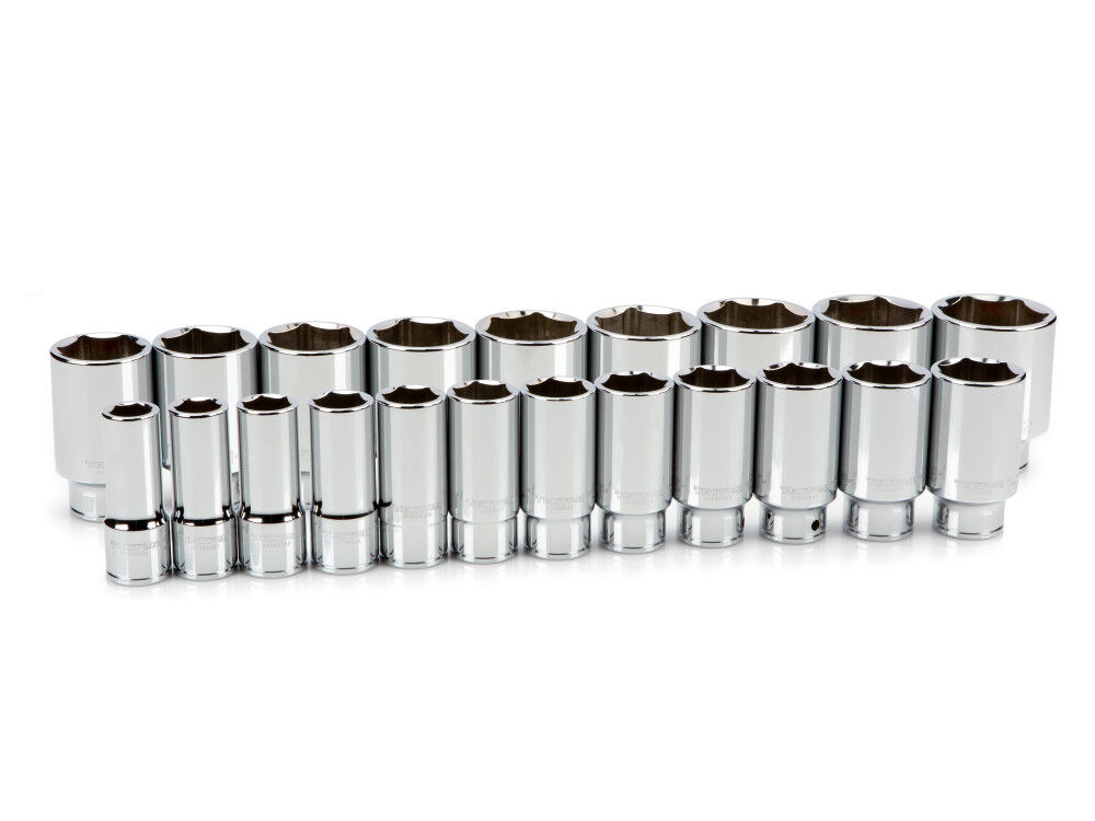 Tekton 3/4 Inch Drive Deep 6-Point Socket Set, 21-Piece (3/4-2 Inch), large image number 1