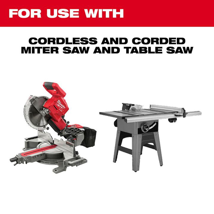 Milwaukee 10 Inch 60T Fine Finish Circular Saw Blade Bundle, 5 Pieces, large image number 2