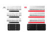 Tekton 1/4 Inch Drive Shallow, Semi-Deep, and Deep 6 Point Sockets with Rails, 75 Pieces, small image number 2