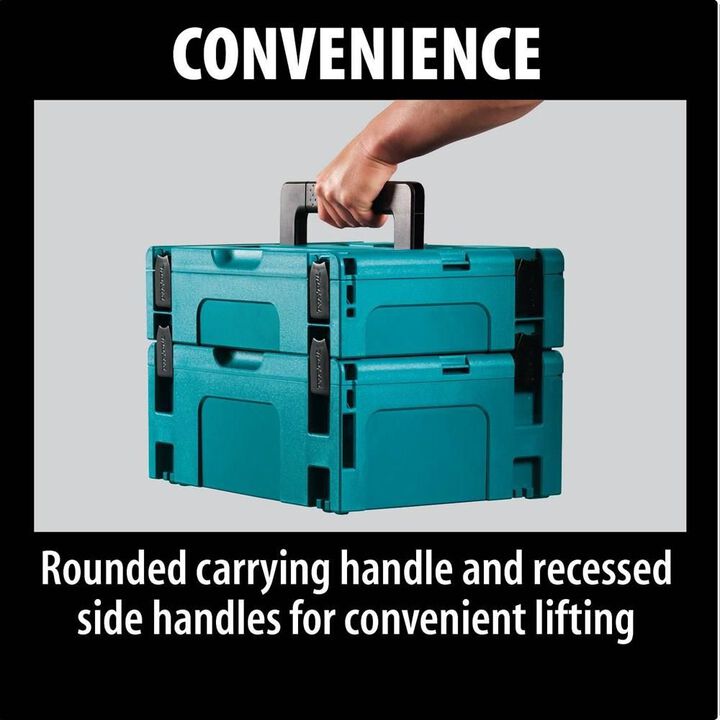 Makita 6-1/2 in. x 15-1/2 in. x 11-5/8 in. Medium Interlocking Case, large image number 1
