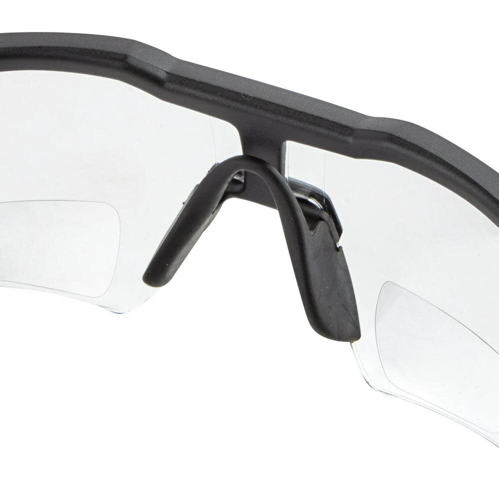 Milwaukee Safety Glasses - +1.00 Magnified Clear Anti-Scratch Lenses (Polybag), large image number 5