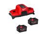 Milwaukee 18V M18 Li Ion Extended Capacity XC 6 Ah REDLITHIUM FORGE Starter Kit with Super Charger 2 Pack, small image number 1