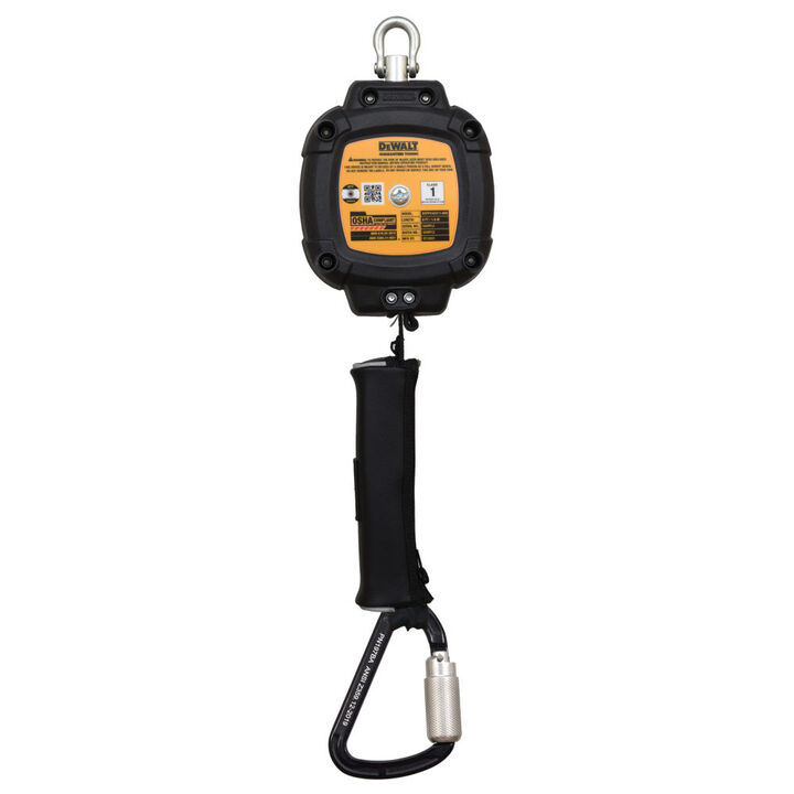 DEWALT Personal Self Retracting Lifeline Single Aluminum Carabiner