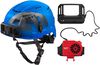 Milwaukee BOLT Blue Vented Safety Helmet with IMPACT ARMOR Liner Type 2 Class C & USB Cooling Fan Bundle, small image number 1
