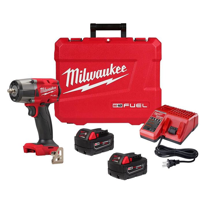 Milwaukee M18 FUEL 3/8 Inch Mid-Torque Impact Wrench w/ Friction Ring Kit & Protective Boot, large image number 14