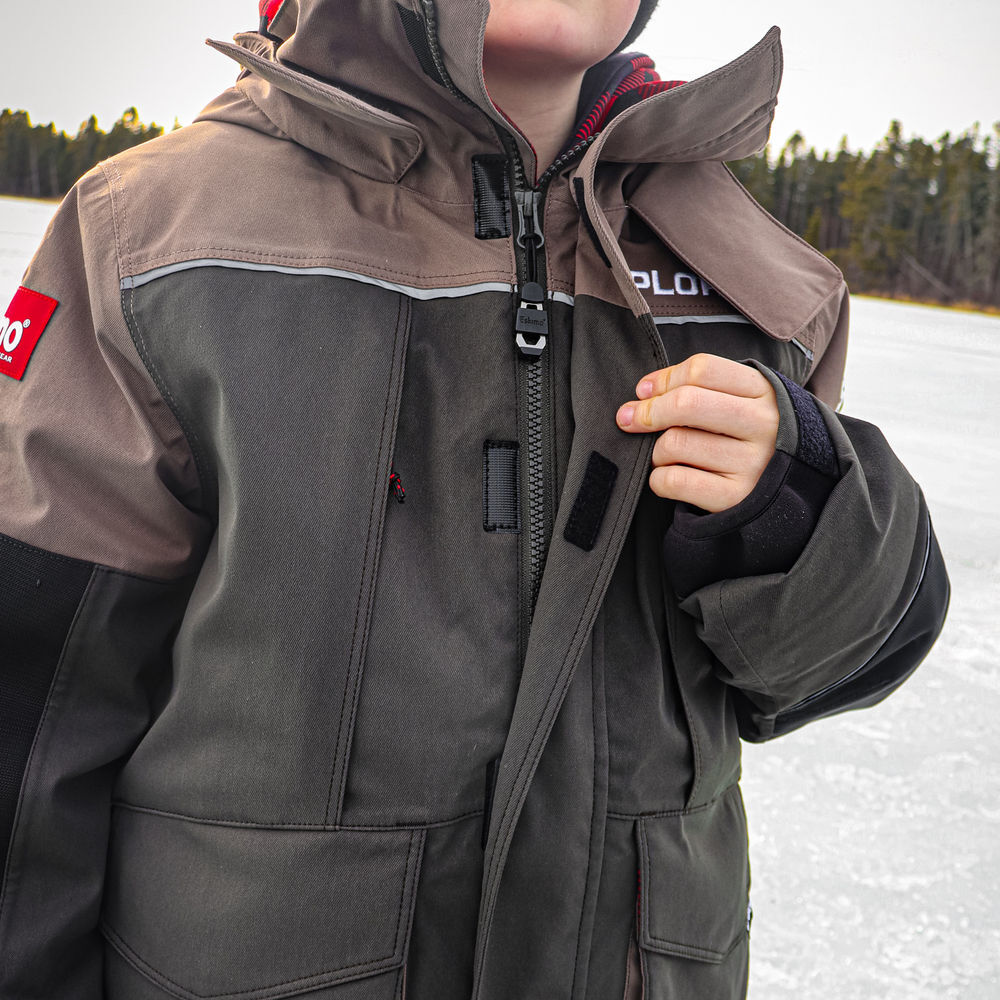 Eskimo Youth Explorer Jacket, Olive, Medium, large image number 4