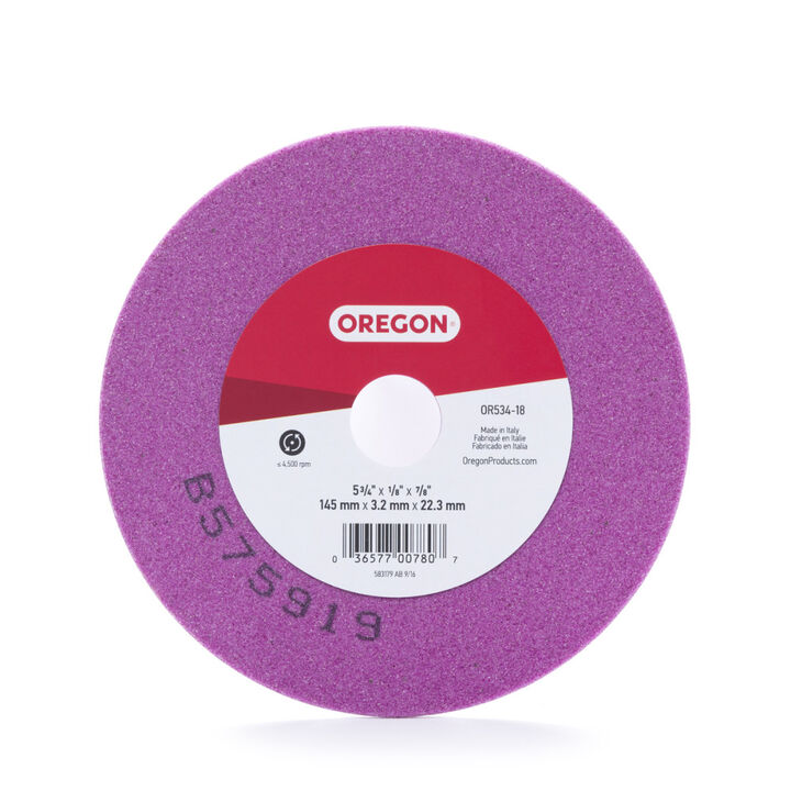 Oregon 5 3/4 Inch x 1/8 Inch x 7/8 Inch Vitrified Grinding Wheel