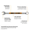 GEARWRENCH 9 Pieces 12 Point Metric Hi-Viz Long Pattern Combo Wrench Set, small image number 2
