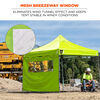 Ergodyne Heavy-Duty Tent Kit with Mesh Windows Hi-Vis Green, small image number 4