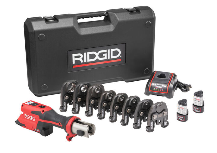 Ridgid RP 251 Press Tool Battery Kit with RLS Jaws (1/4 Inch - 1-3/8 Inch)