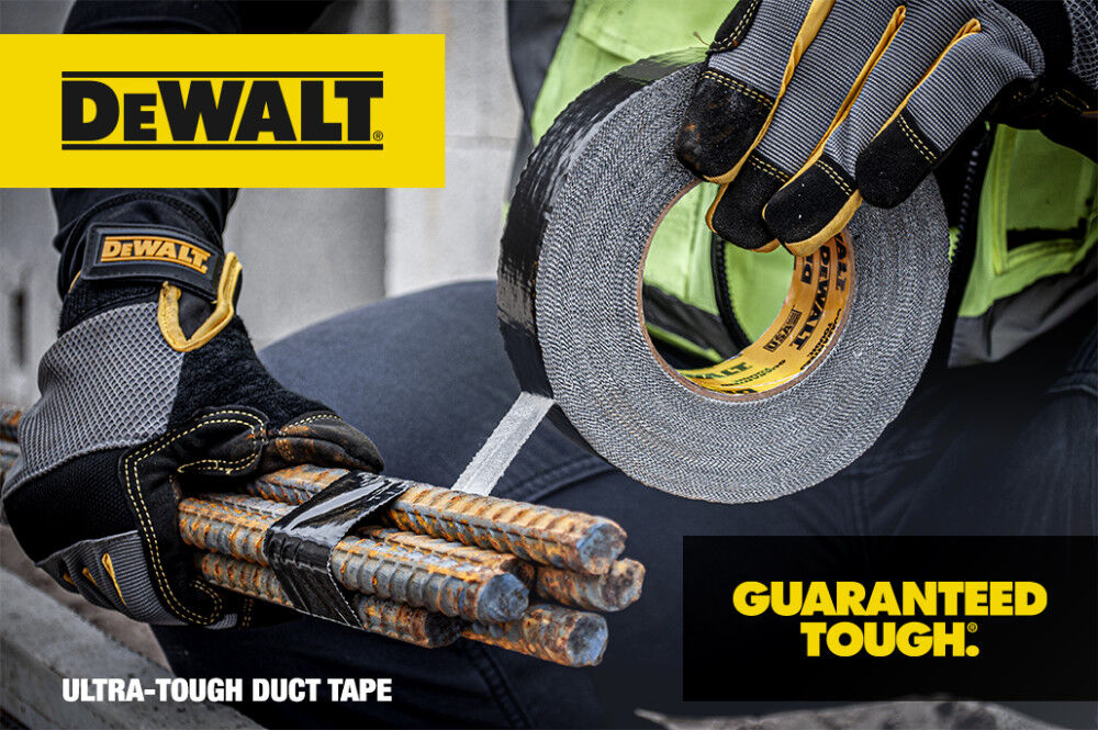 DEWALT Ultra Tough Duct Tape 1.88in x 30yd Black, large image number 3