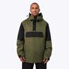 Mobile Warming 7.4V Denali Anorak 1/4 Zip Heated Hoodie Snow Jacket Kit Mens Olive Medium, small image number 2
