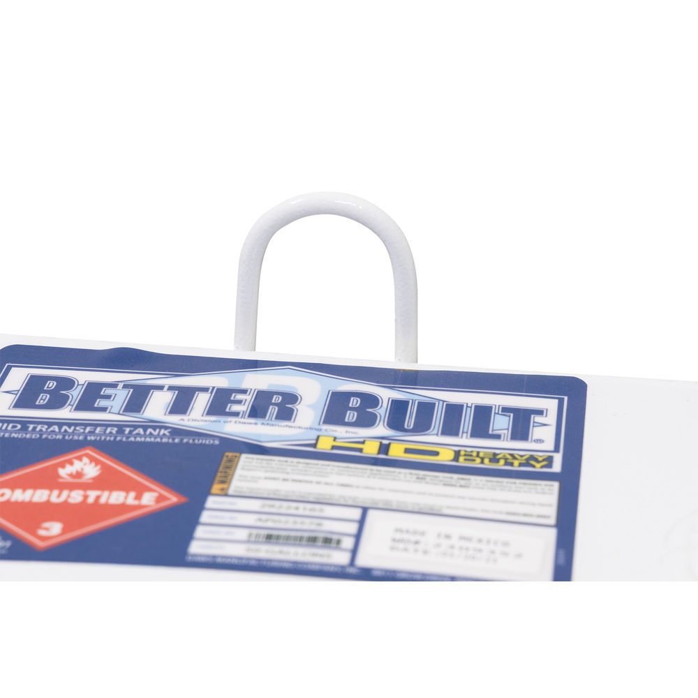 Better Built Batter Built Steel Transfer Tank 50 Gallon Square White, large image number 6