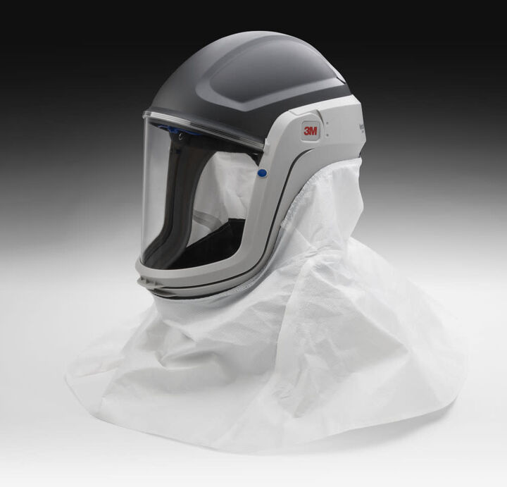 3M Versaflo Respiratory Helmet Assembly M-405 with Standard Visor and Shroud, large image number 1