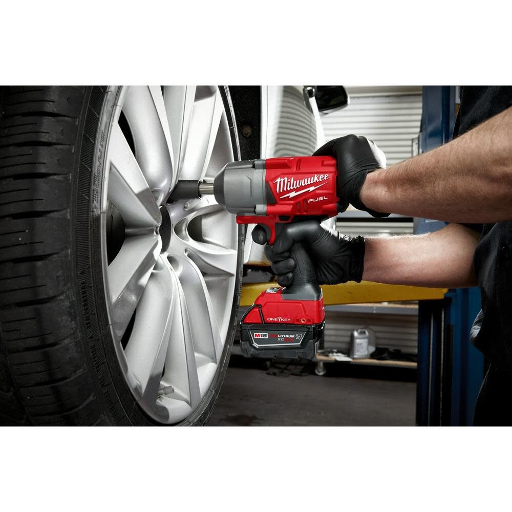 Milwaukee M18 FUEL 1/2 Inch Ext Anvil Controlled Torque Impact Wrench with ONE-KEY Kit, large image number 9