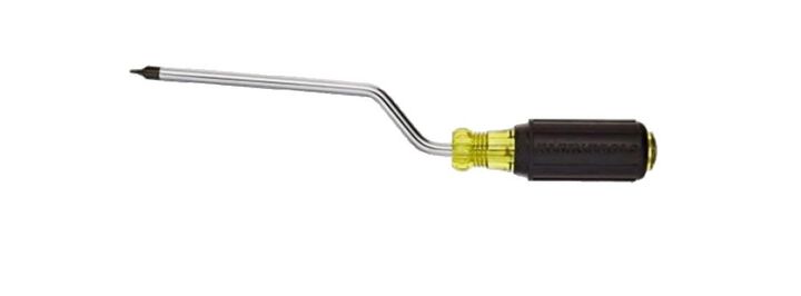 Klein Tools Rapi-Driv Screwdriver 1/4-Inch Cabinet 6-Inch Round Shank