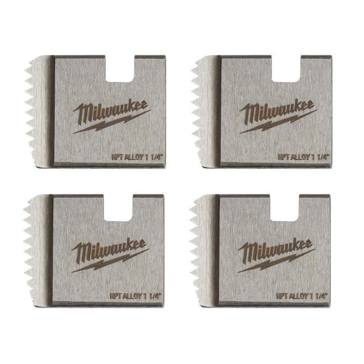 Milwaukee 1 1/4inch ALLOY NPT Portable Pipe Dies