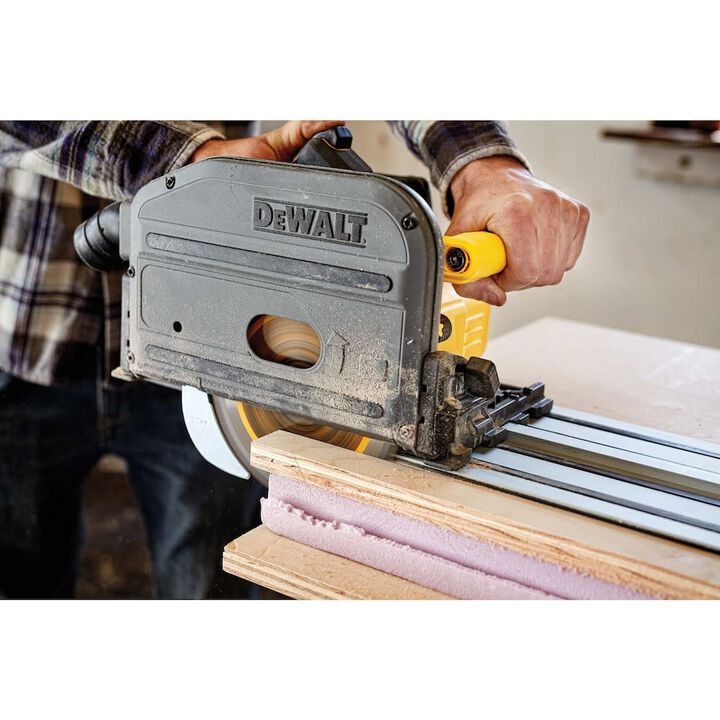 DEWALT TrackSaw Track Clamps & 60V MAX Cordless Track Saw Kit Bundle, large image number 13