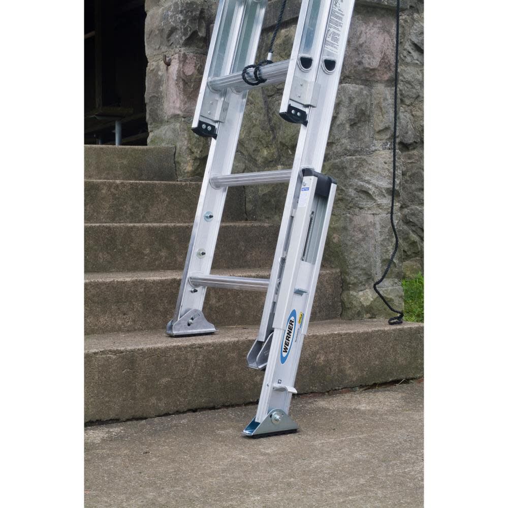 Werner 24-ft Aluminum 300-lb Type IA Extension Ladder, large image number 9