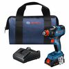 Bosch 18V EC 1/4in & 1/2in Two-in-One Bit/Socket Impact Driver Kit, small image number 1