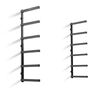 Bora Portamate Wood Rack 6 Tier Wall Mounted Gray/Black, small image number 1