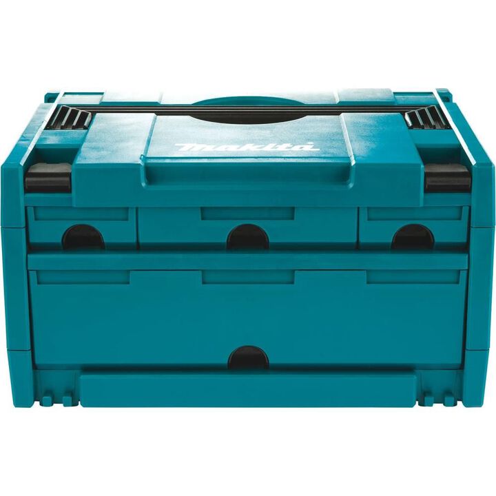 Makita MAKPAC 4 Drawer Interlocking Case 8 1/2in x 15 1/2in x 11 5/8in, large image number 2