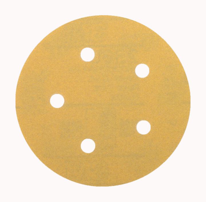 3M Paper D/F Disc 5 Inch x NH 5 Holes P400 A-Weigh