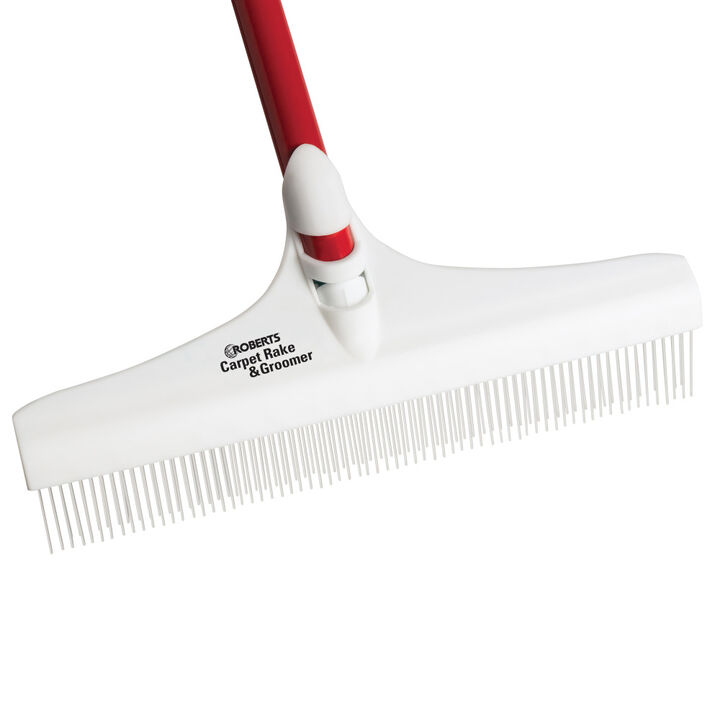 Roberts 12 Inch Carpet Rake and Groomer with 51 Inch Handle, large image number 5