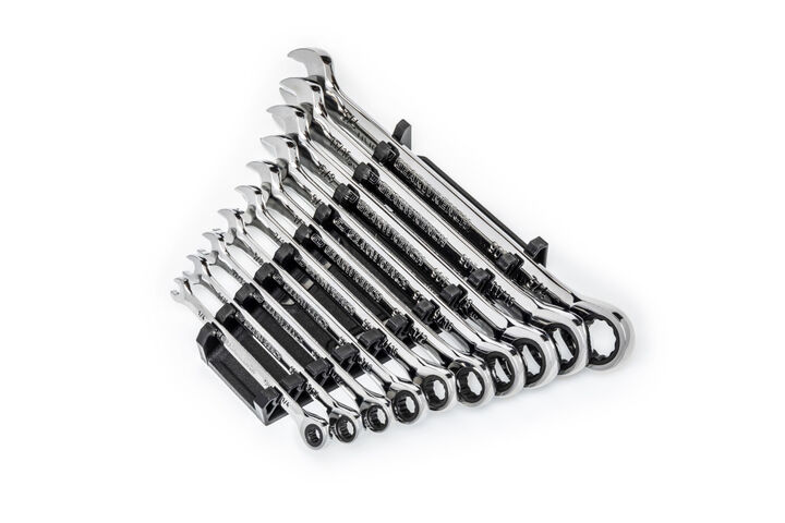 GEARWRENCH 10 Pc. 90T 12 Point SAE Combination Ratcheting Wrench Set, large image number 5