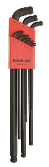 Bondhus 9 piece Stubby Double Ball End L-Wrench Set with ProGuard Finish, small image number 1