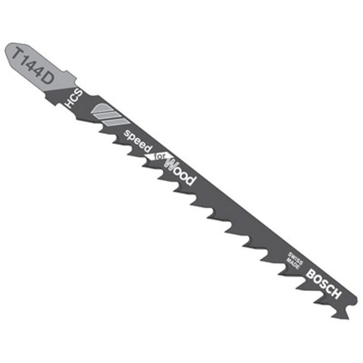 Bosch Jig Saw Blades 100pc 4in 6 TPI Speed for Wood T Shank