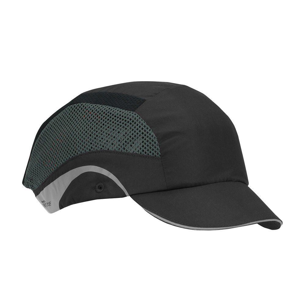 Protective Industrial Products HardCap Aerolite Bump Cap Black Short Brim Baseball Style, large image number 1