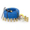 BluBird 3/8 Inch x 25 Ft. Rubber Air Hose Assembly with 13 Piece Accessory Kit, small image number 2