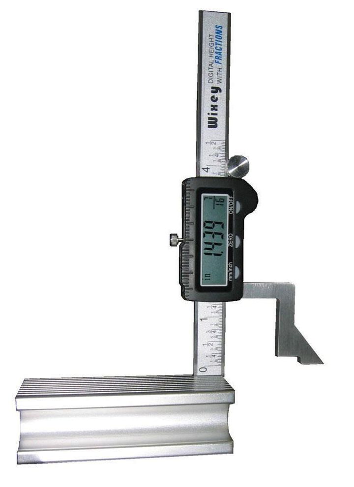 Wixey Digital Height Gauge with Fractions