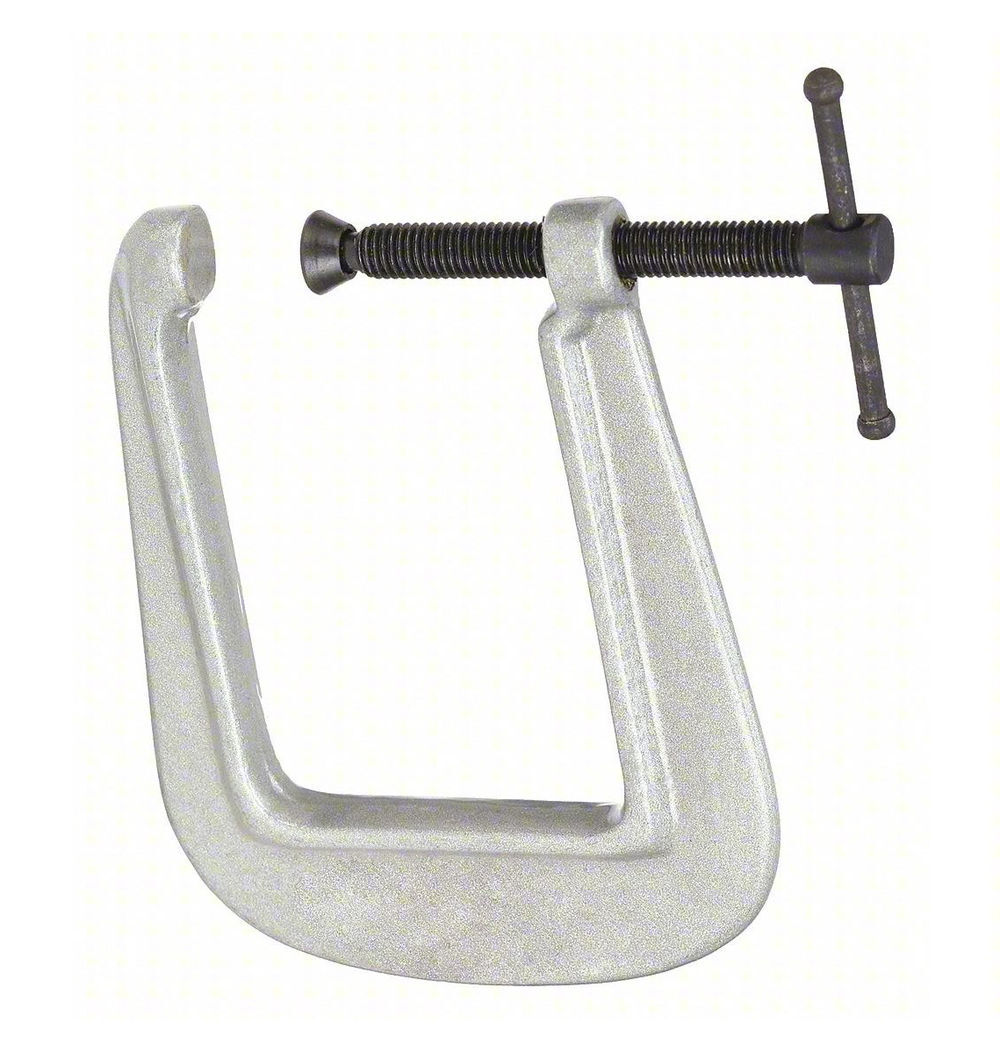 Wilton Deep-Reach C-Clamp 0 In.  2 In. Jaw Opening 3-1/2 In. Throat Depth, large image number 1