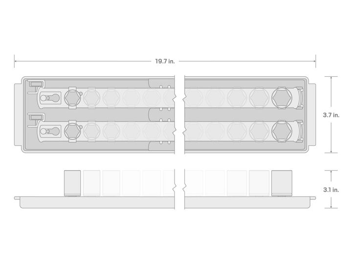 Tekton 1/2 Inch 6 Point Impact Socket Set, 21 Pieces (5/16 - 1-1/2 Inch), large image number 5