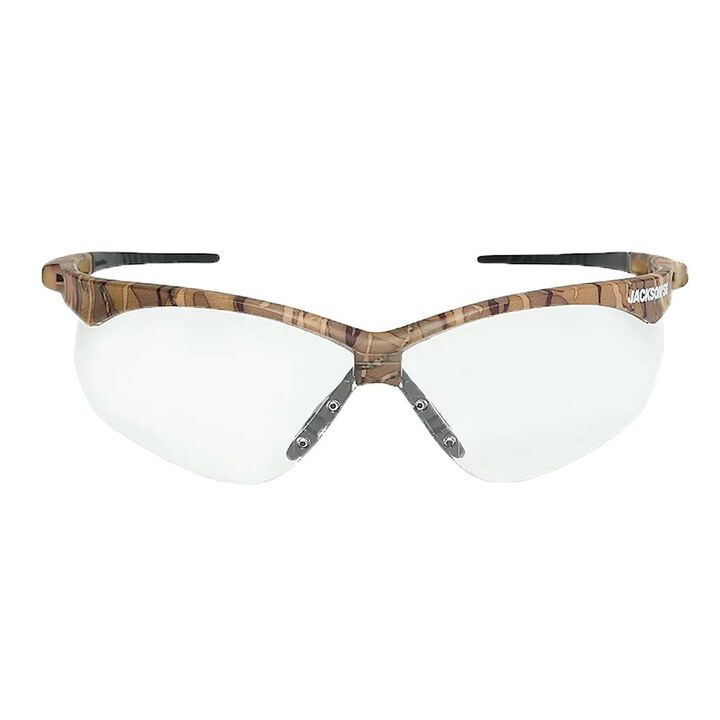 Jackson Safety Glasses Anti Fog Coating Clear Lens Camo Frame, large image number 2