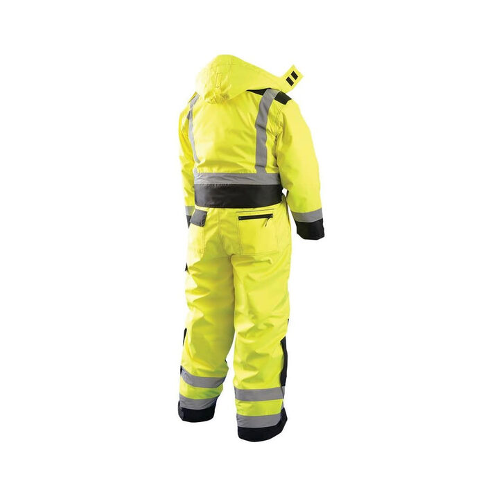 Occunomix Hi-Vis Yellow Class 3 High-Visibility Winter Coverall 2X, large image number 1