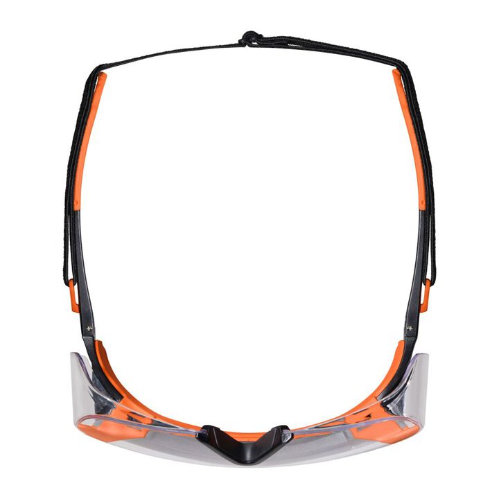 Klein Tools Over The Glasses Safety Glasses Black and Orange Frame Clear Lens, large image number 6