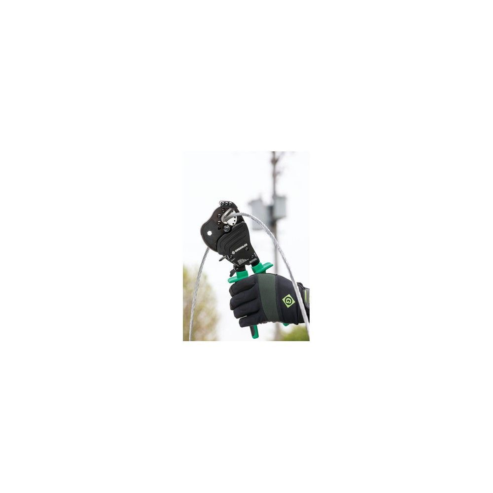 Greenlee Ratchet ACSR Cutter 11.25in Cushioned Grip Open Jaw, large image number 4