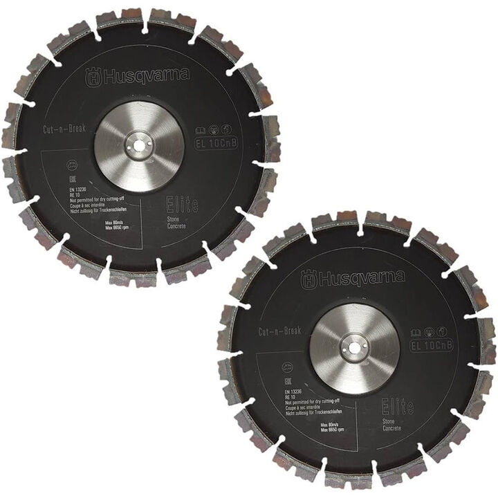 Husqvarna Construction EL 10 CnB 9 Inch Gold Diamond Blade for Concrete and Hard Materials