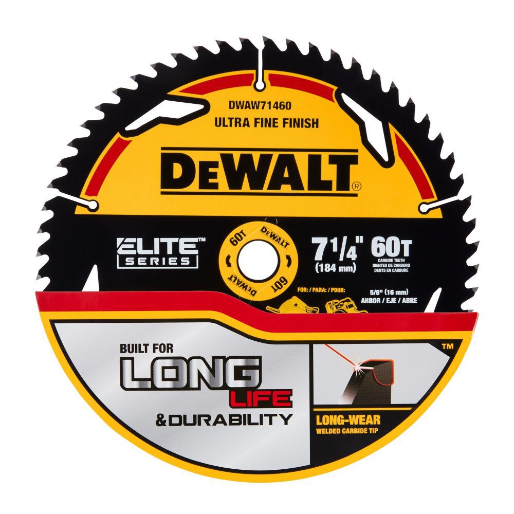 DEWALT 20V MAX XR 7-1/4 Inch Circular Saw Kit & ELITE SERIES 60T Blade Bundle, large image number 10