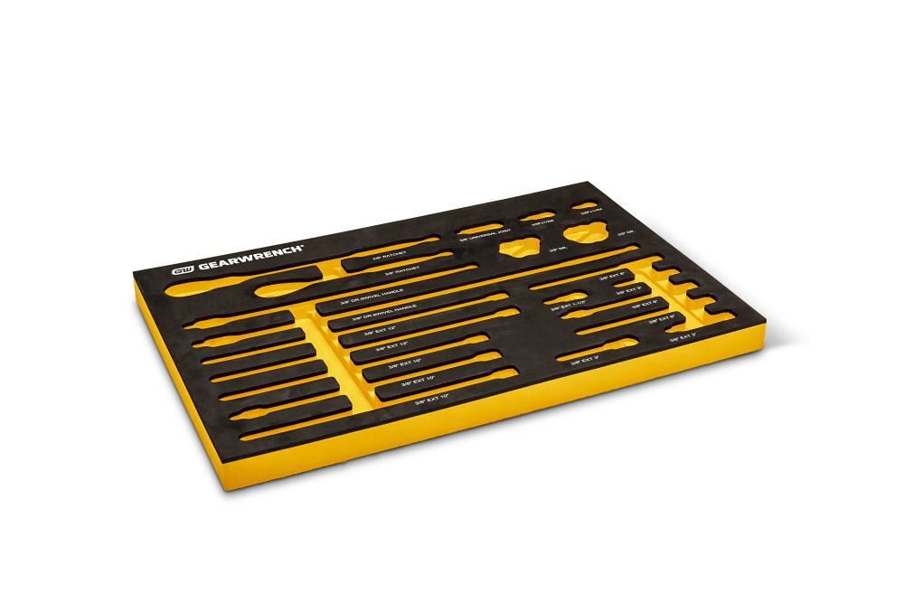GEARWRENCH Ratchet & Drive Tool Set 3/8in 90T with EVA Foam Tray 21pc, large image number 12