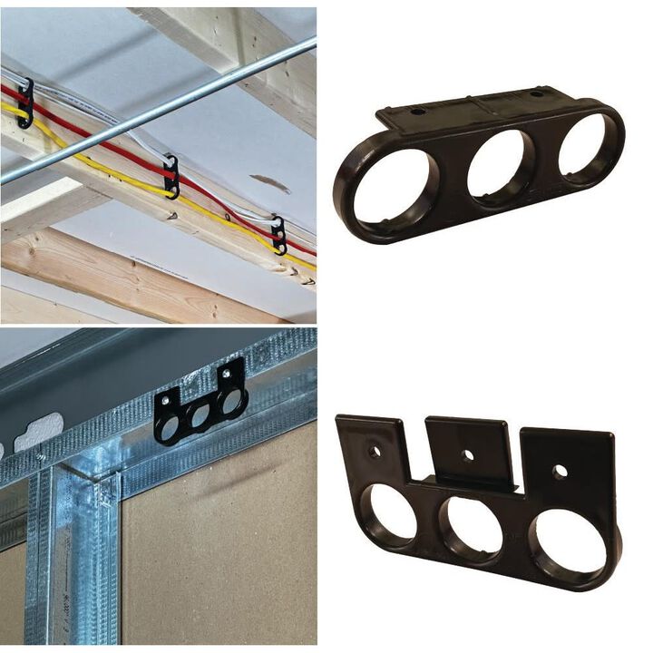 Rack-A-Tiers 3.975 x 0.92 x 1.25 Inch Plastic Wire Knuckle 50 Pieces, large image number 3