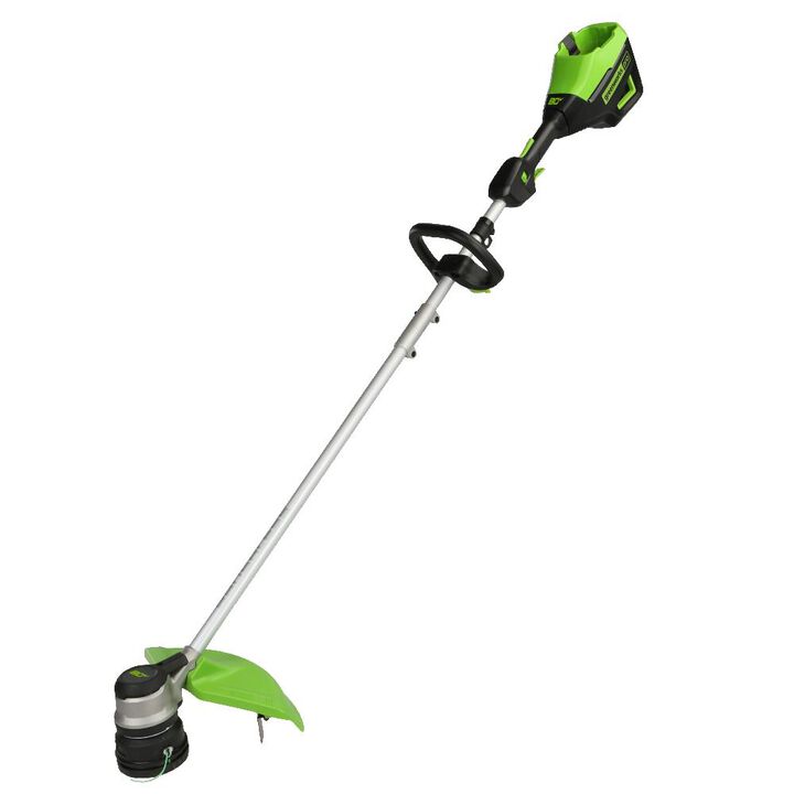 Greenworks 80V String Trimmer & Axial Blower Combo Kit with 2.5Ah Rapid Charger, large image number 1