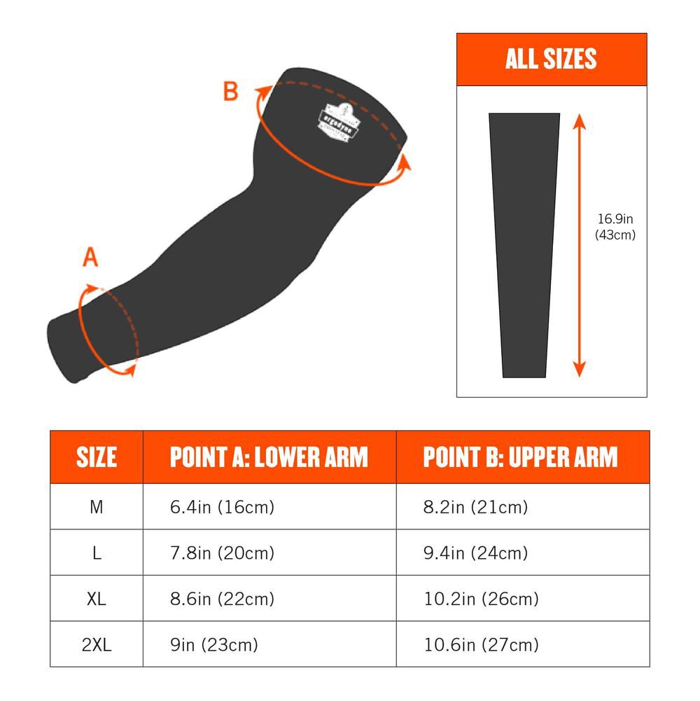Ergodyne Chill Its 6690 Cooling Arm Sleeves Blue XL, large image number 6