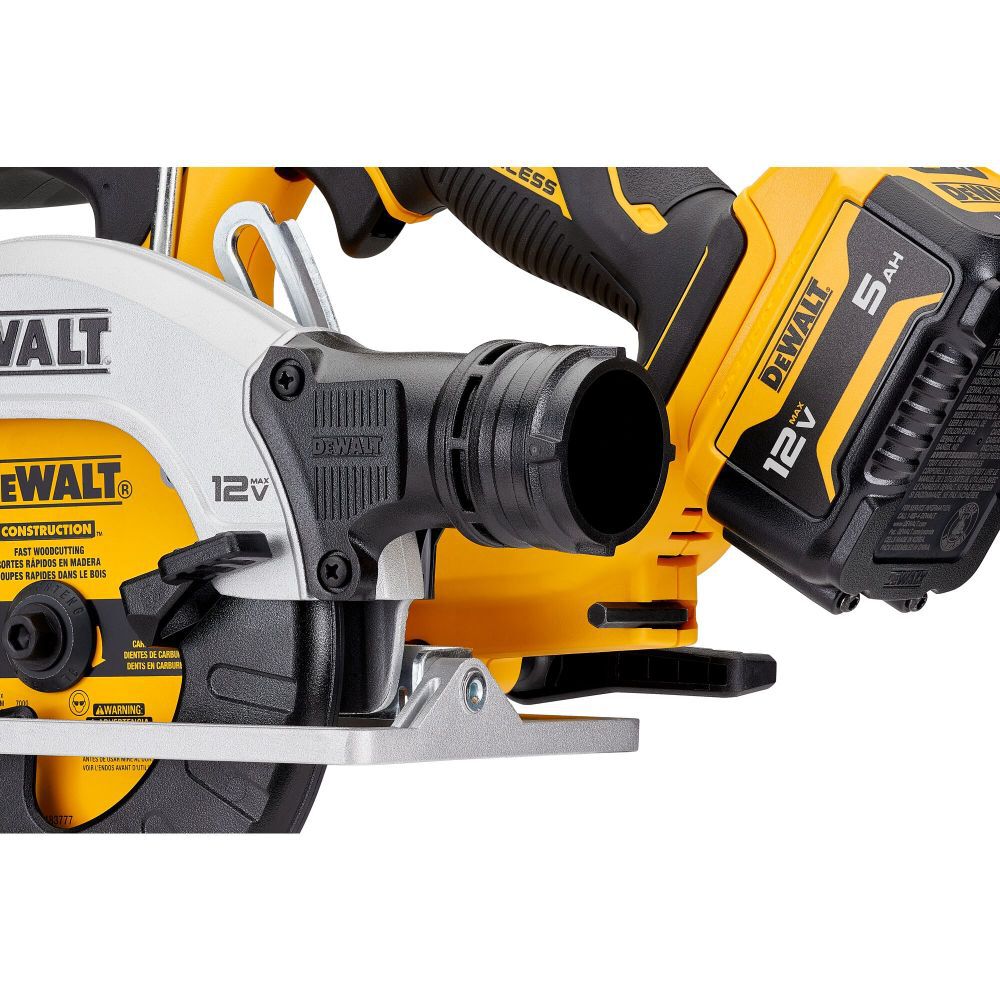 DEWALT Xtreme 12V Max 5-3/8 in Brushless Cordless Circular Saw Kit, large image number 8